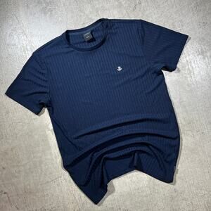 Blakely London ribbed navy T-Shirt Medium
